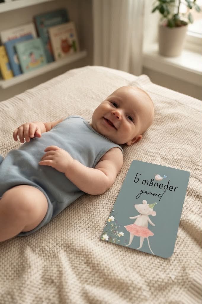 Milepælkort baby